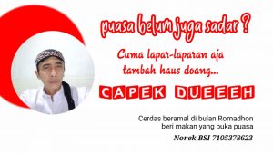 Read more about the article Puasa belum juga sadar ?